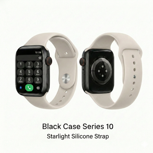 Series 10 Smartwatch 46mm – Ultra-Slim Edge-to-Edge Display, Premium Edition with Original Box | Free Extra Strap | Express Shipping