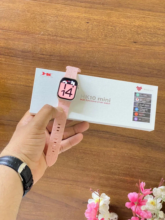 HK 10 Mini Smartwatch (41mm) – Includes 2 Straps, Bluetooth Calling & Fitness Tracker | Fast Shipping