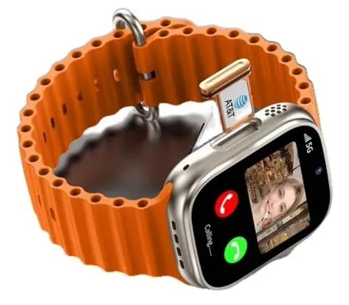 S9 Ultra 4G Android Smartwatch [4GB RAM/64GB ROM] – Dual Camera, SIM Card Support & Play Store (Master Edition + Free Strap)