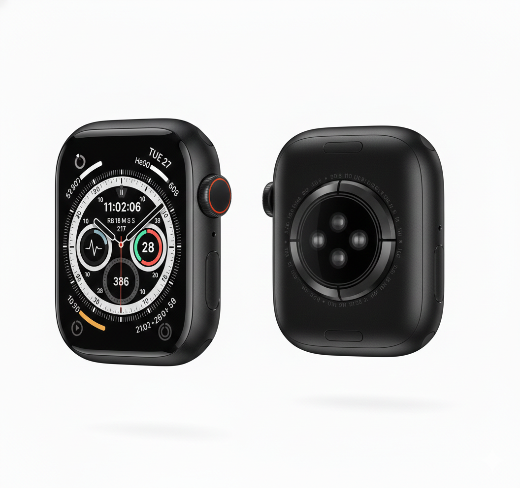Series 9 Smartwatch 45mm – Ultra-Slim Edge-to-Edge Display, Premium Edition with Original Box | Free Extra Strap | Express Shipping