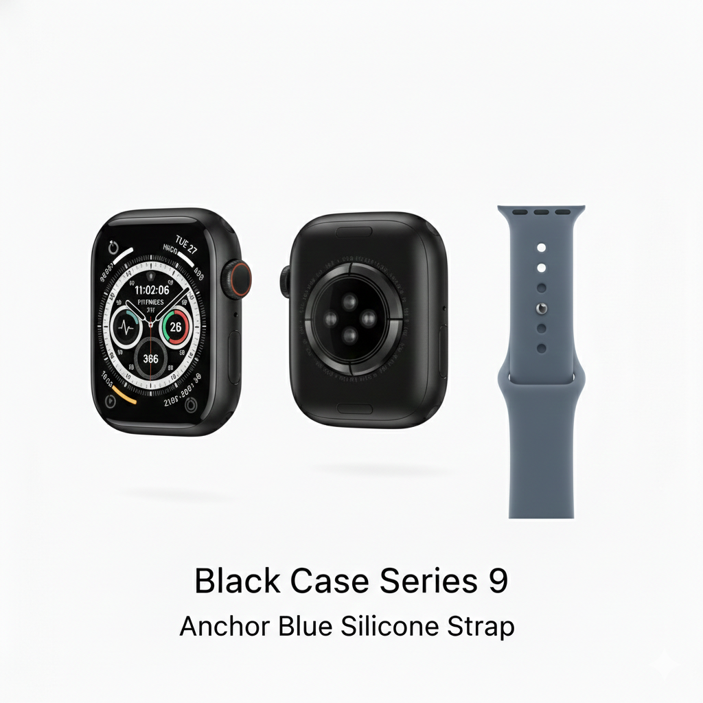 Series 9 Smartwatch 45mm – Ultra-Slim Edge-to-Edge Display, Premium Edition with Original Box | Free Extra Strap | Express Shipping
