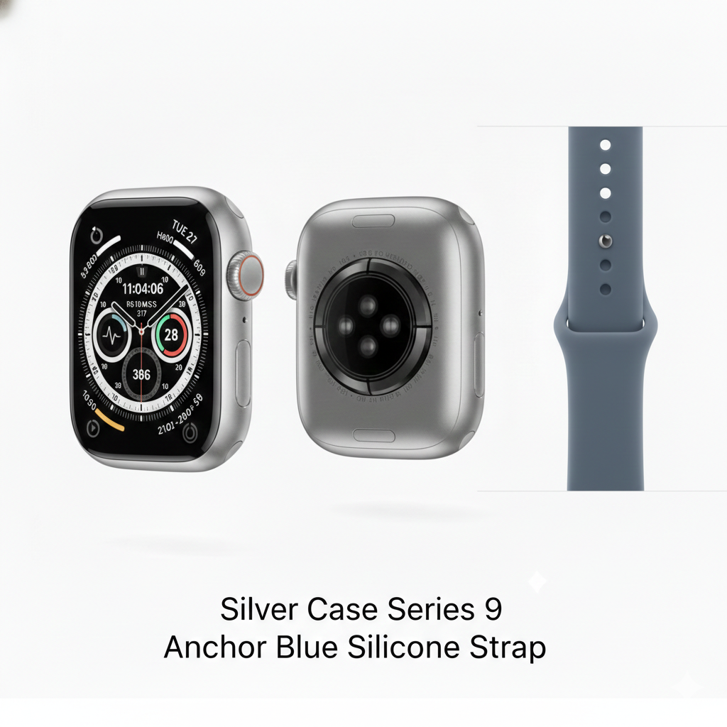 Series 9 Smartwatch 45mm – Ultra-Slim Edge-to-Edge Display, Premium Edition with Original Box | Free Extra Strap | Express Shipping