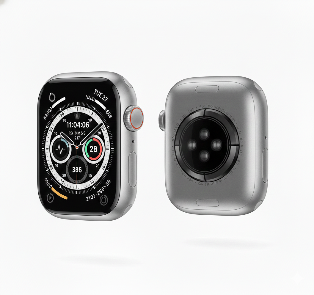 Series 9 Smartwatch 45mm – Ultra-Slim Edge-to-Edge Display, Premium Edition with Original Box | Free Extra Strap | Express Shipping