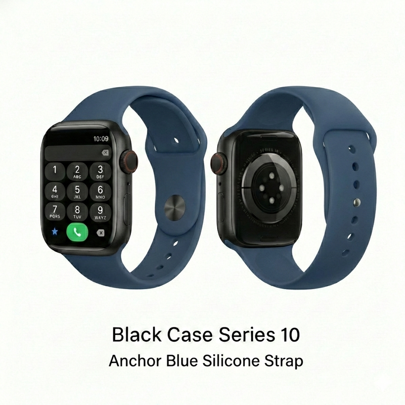 Series 10 Smartwatch 46mm – Ultra-Slim Edge-to-Edge Display, Premium Edition with Original Box | Free Extra Strap | Express Shipping