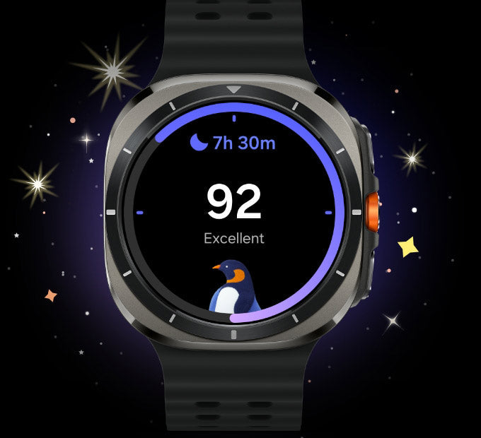 Samsung Galaxy Watch Ultra [Master Edition] – 47mm Rugged Design, Orange Action Button & AMOLED Display