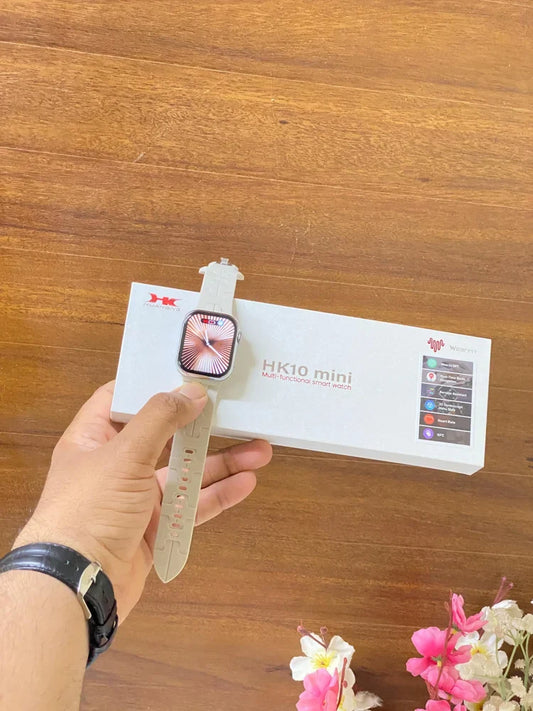 HK 10 Mini Smartwatch (41mm) – Includes 2 Straps, Bluetooth Calling & Fitness Tracker | Fast Shipping