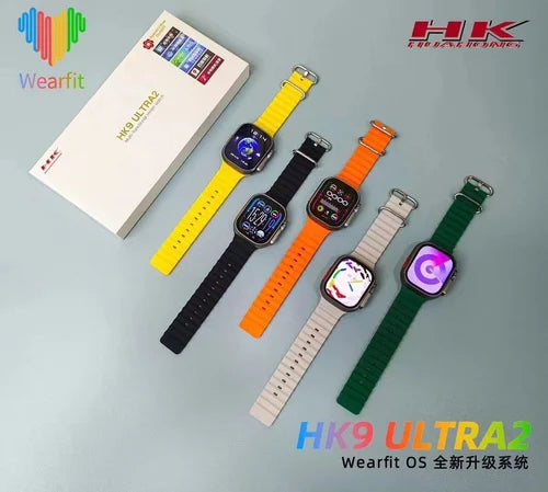 HK9 Ultra 2 Smartwatch | 49mm Titanium Case with Extra Strap | iOS & Android
